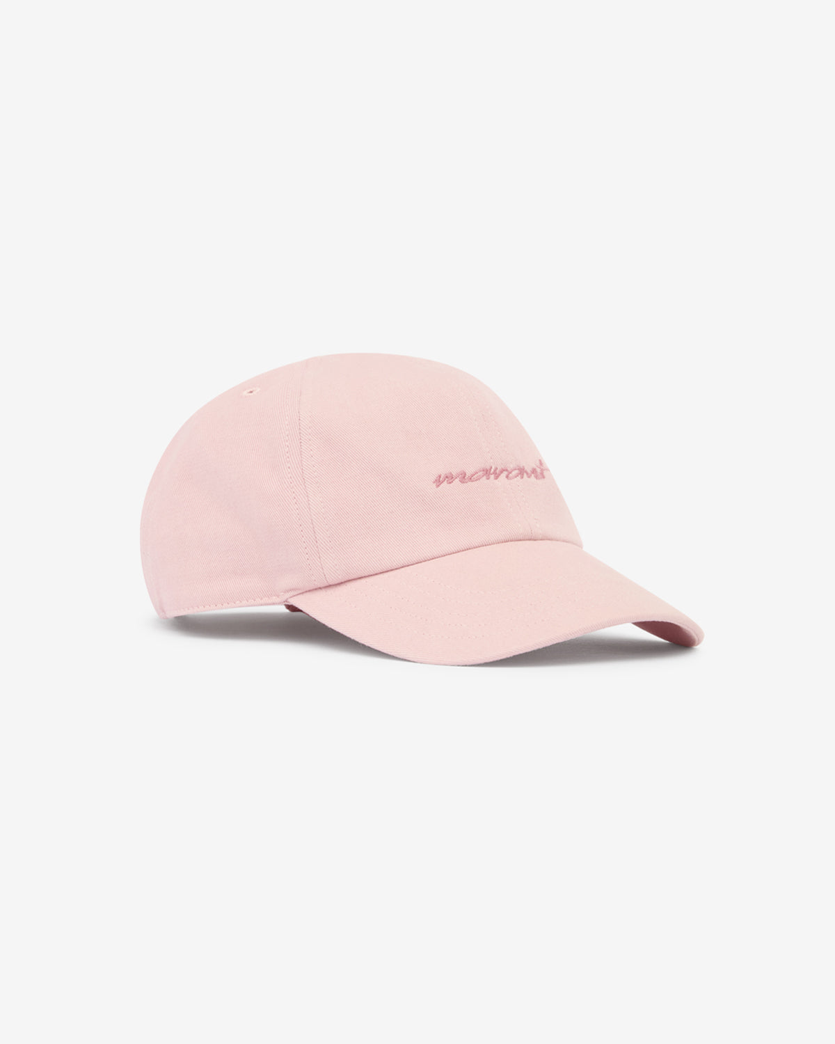 Gorra de tela de algodón bordada tomas - Light pink - Woman - 1