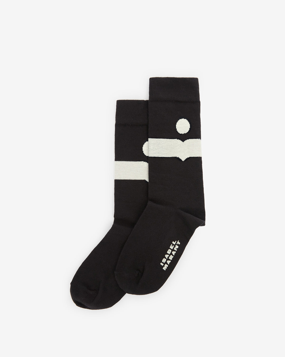 Chaussettes mi-hautes à logo nesson - Noir - Man - 1