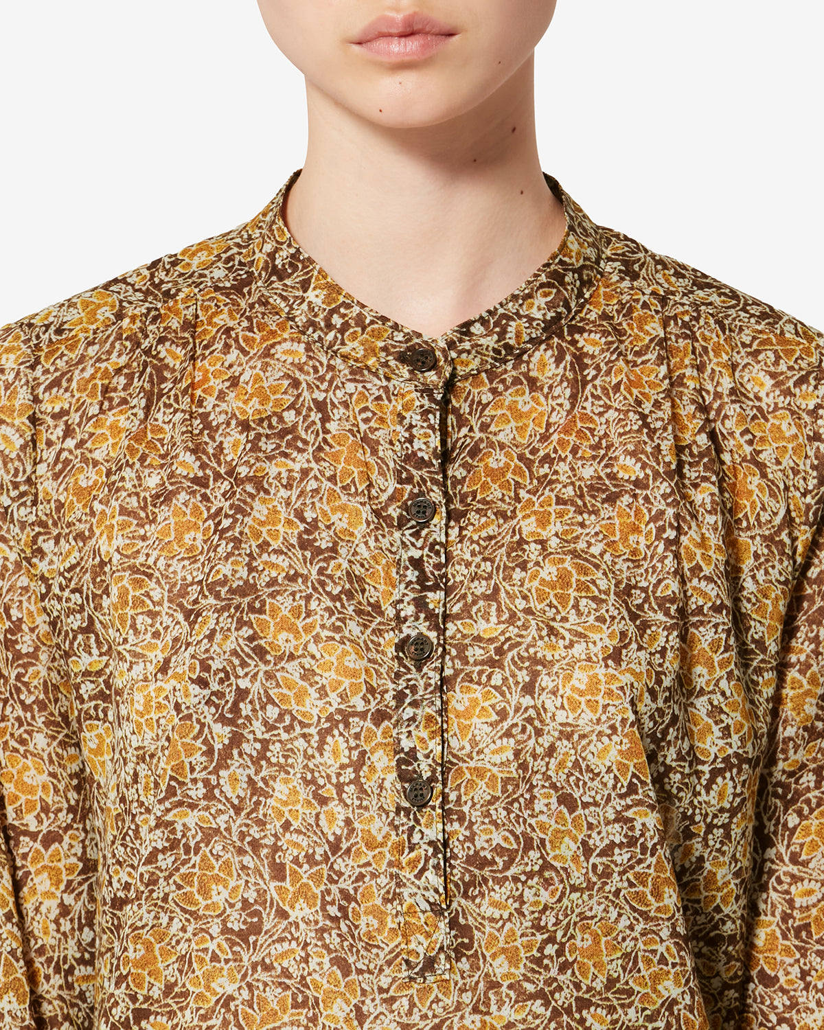 MARIA TOP Woman khaki | ISABEL MARANT Official online store