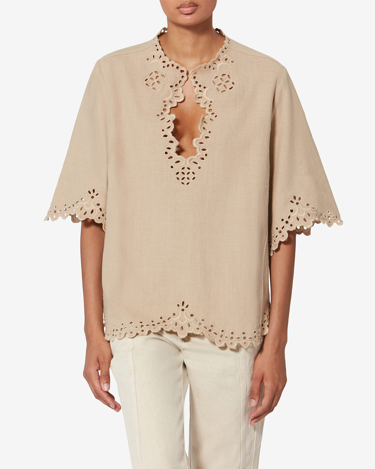 SHANA TOP Woman sahara | ISABEL MARANT Official online store