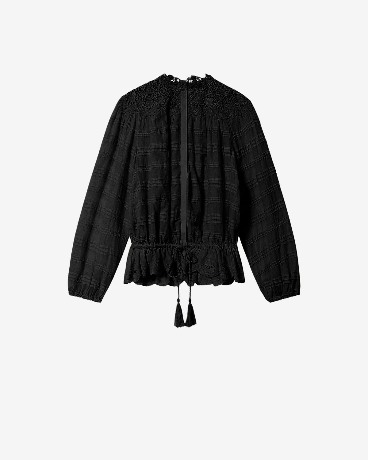 POLLY TOP Woman black | ISABEL MARANT Official online store