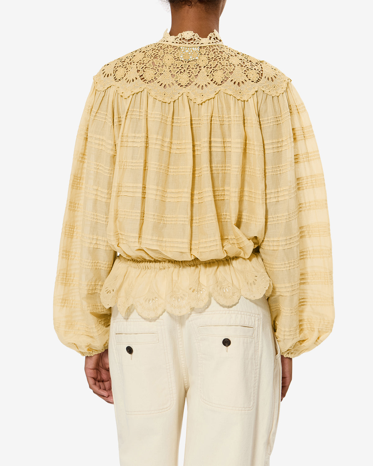 POLLY TOP Woman light ochre | ISABEL MARANT Official online store