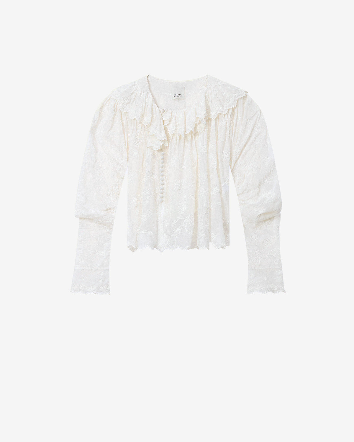 ZELLY TOP Woman white | ISABEL MARANT Official online store