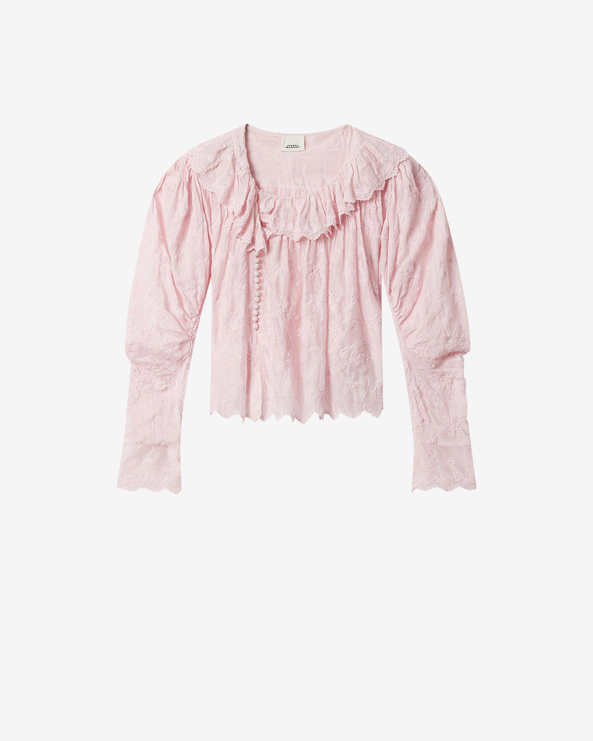 ZELLY TOP Woman pale pink | ISABEL MARANT Official online store