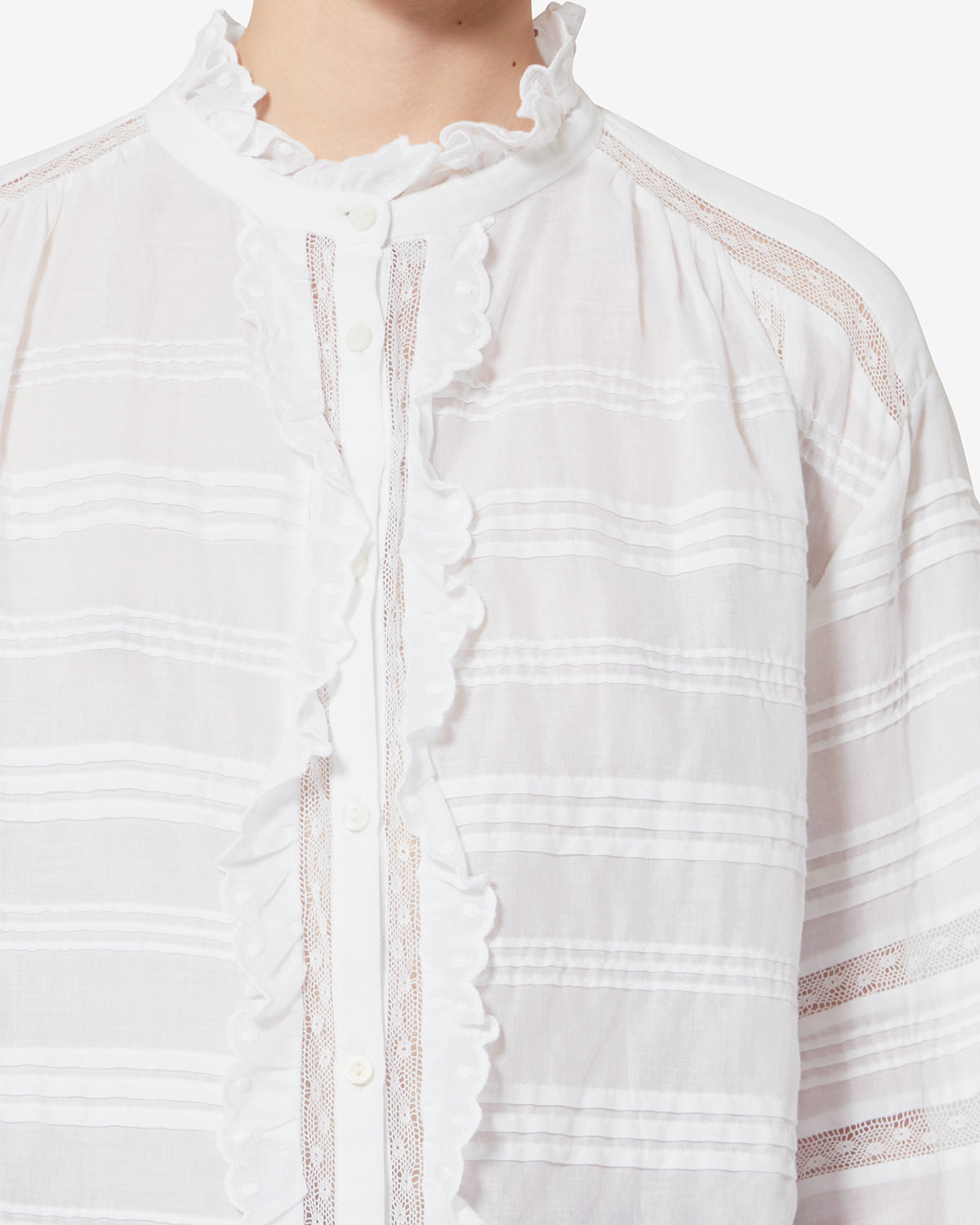 PELINE TOP Woman white | ISABEL MARANT Official online store