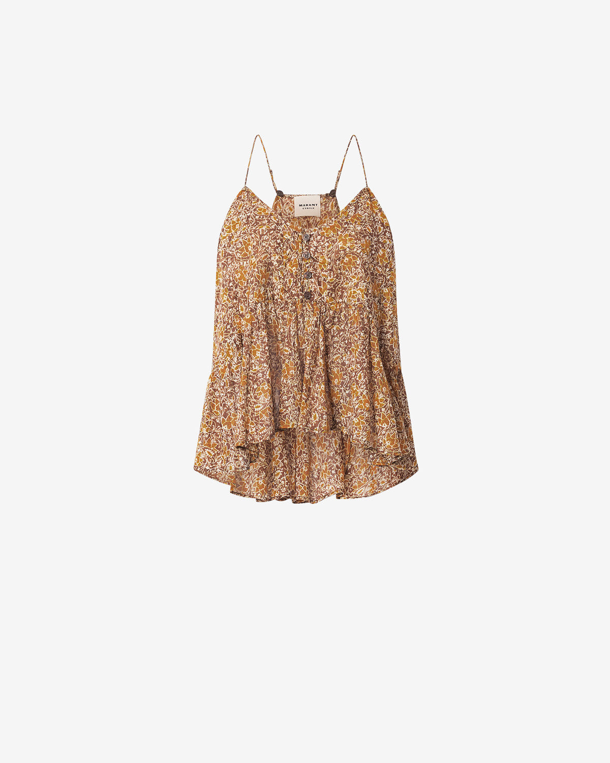 LIRHETTA TOP Woman khaki | ISABEL MARANT Official online store