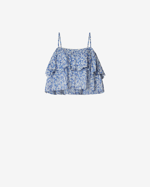 ERISA TOP Woman blue | ISABEL MARANT Official online store