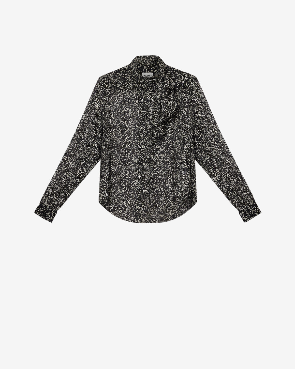 ISABEL MARANT ラッフルブラウス Isabel Marant Etoile: White Plalia Blouse | SSENSE