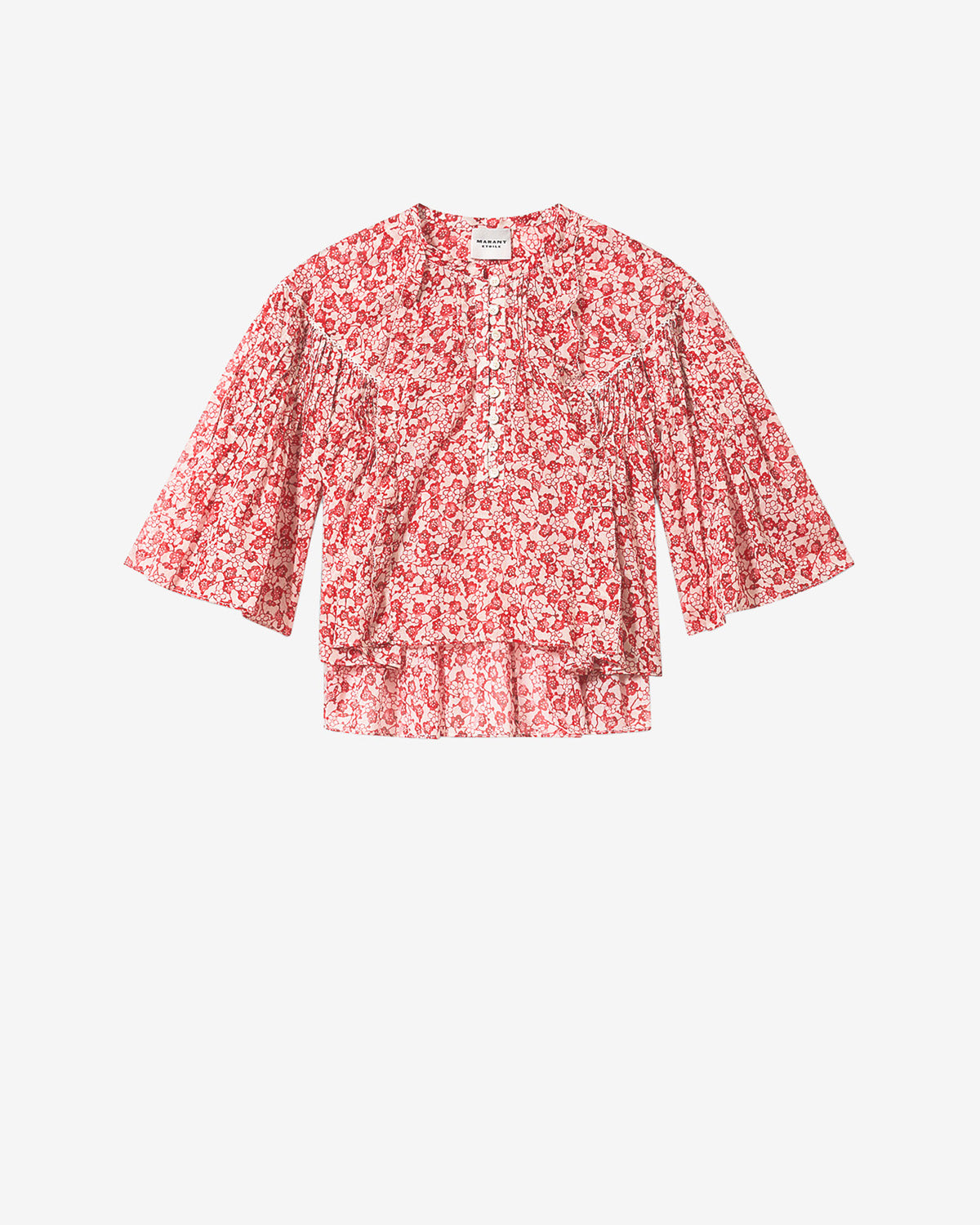 Isabel Marant Etoile シルクプリントブラウス　36 isabel_marant_etoile_maria_shi