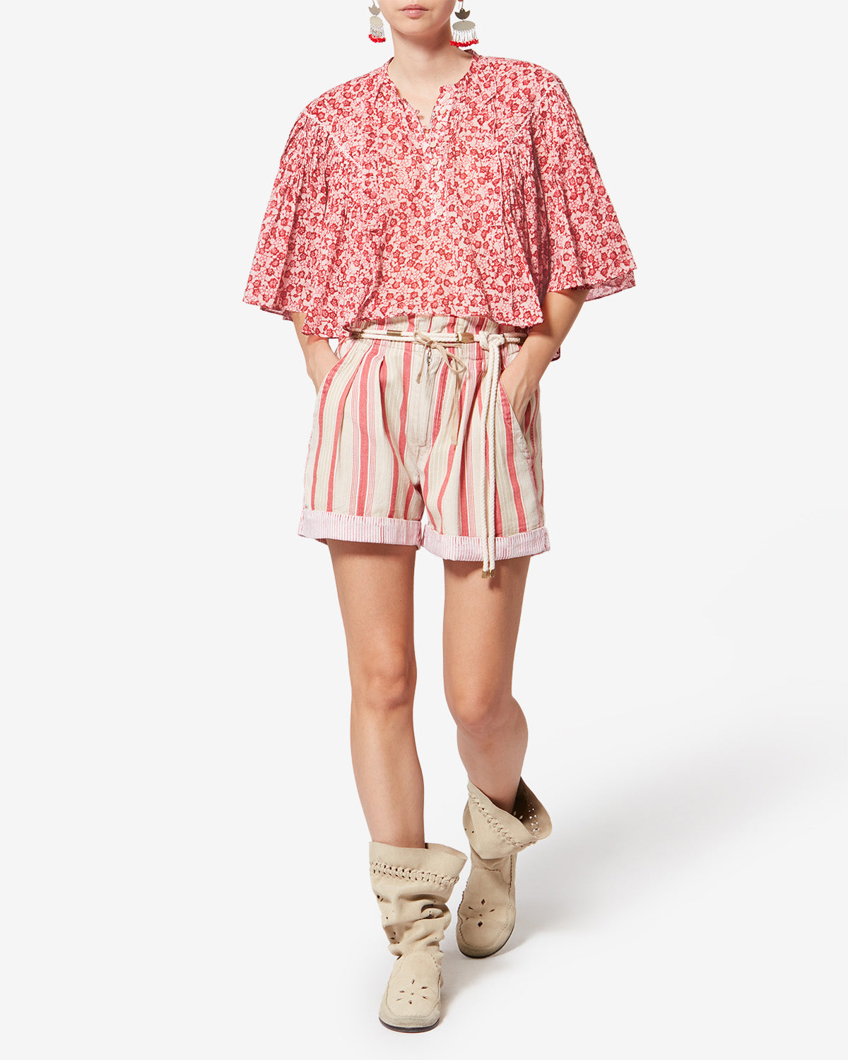ENEIDALA SHORTS Woman white | ISABEL MARANT Official online store
