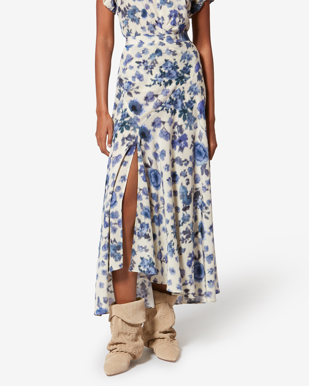 SAKURA SKIRT Woman blue | ISABEL MARANT Official online store