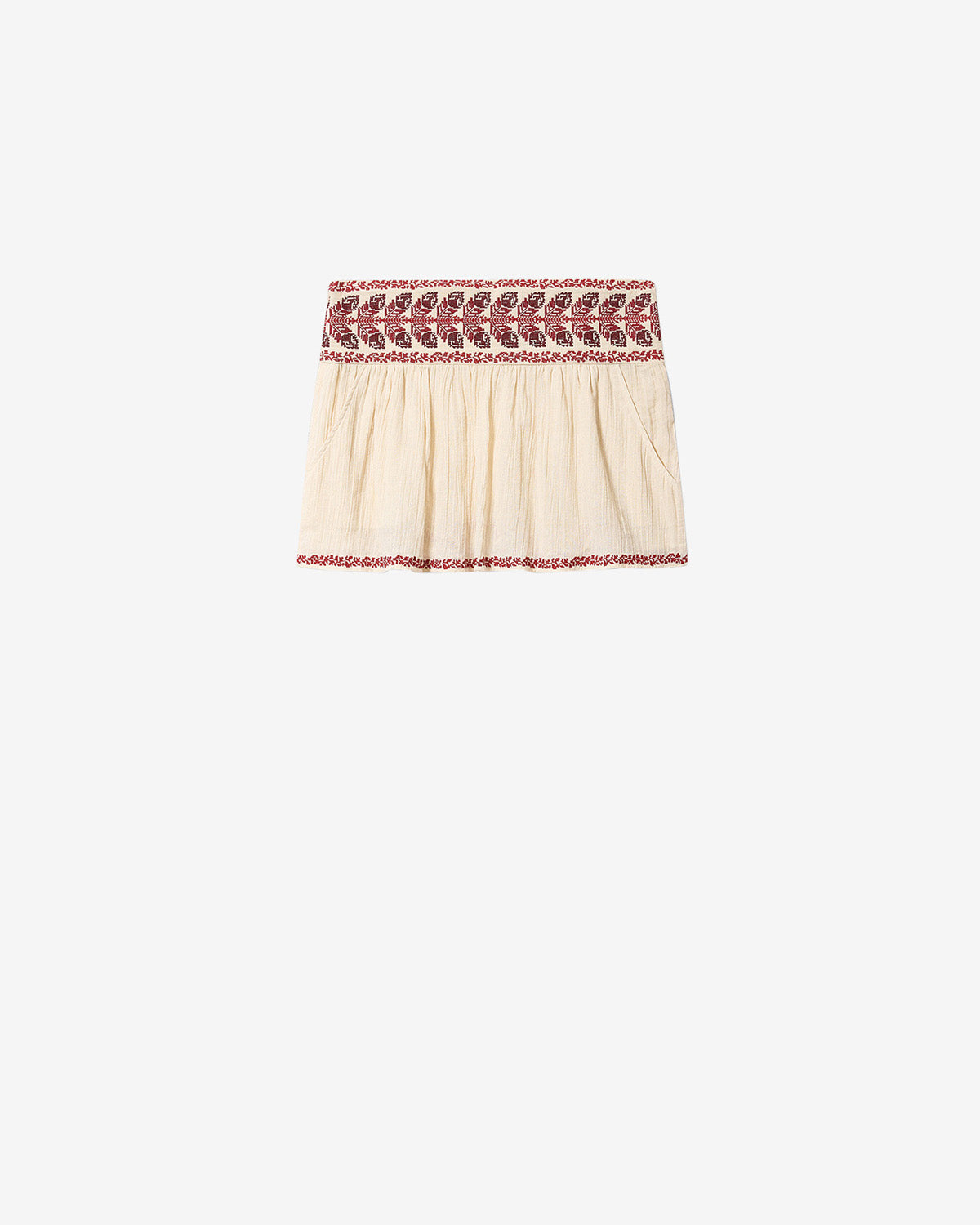 PICADILIA SKIRT Woman ecru and blue | ISABEL MARANT Official