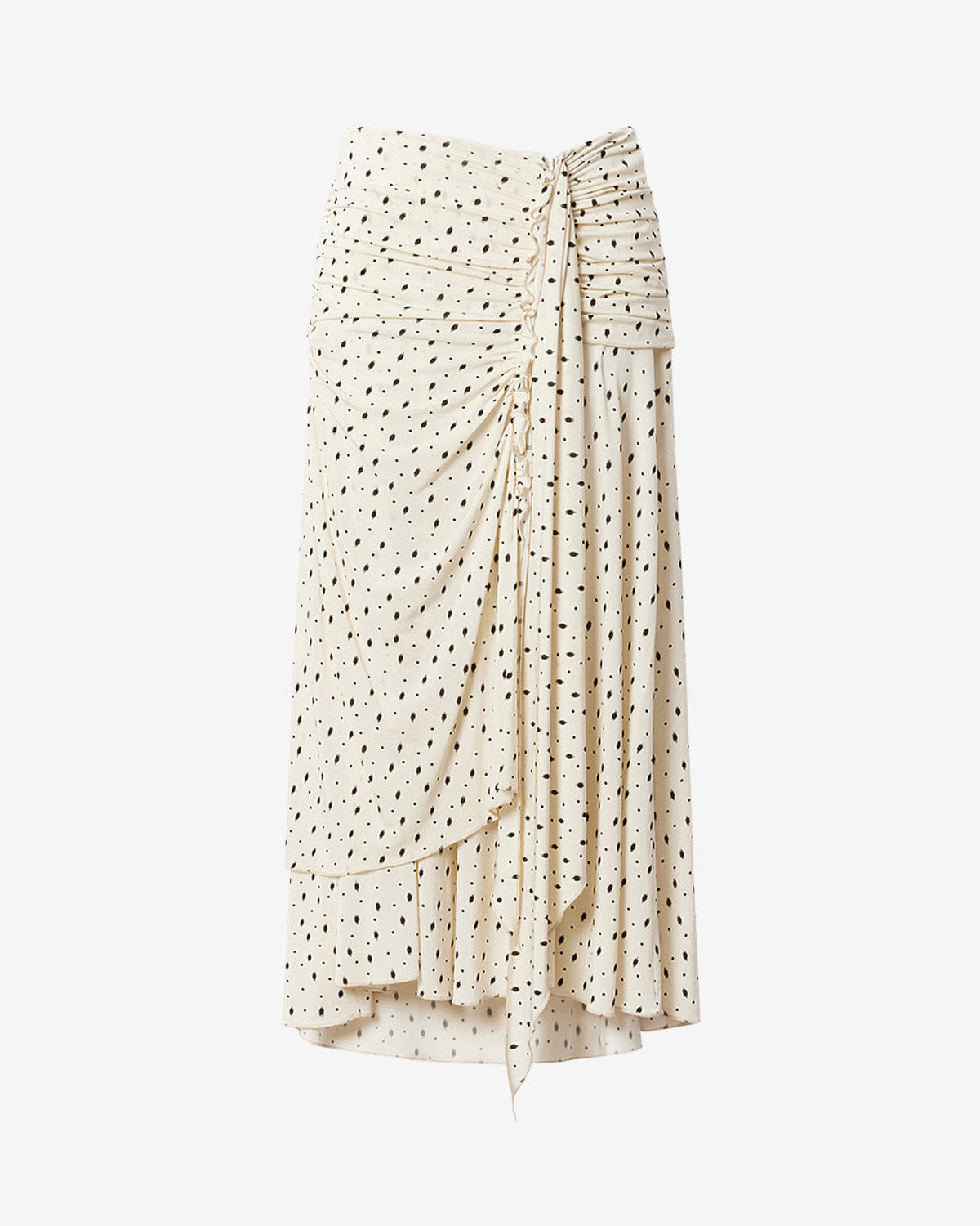GYELLE SKIRT Woman ecru and black | ISABEL MARANT Official online