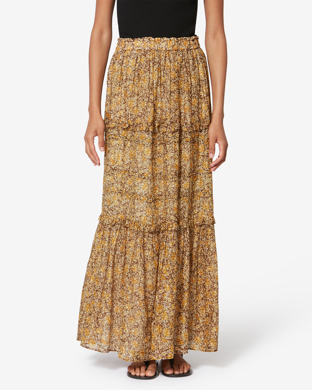 VOLOMIA SKIRT Woman khaki | ISABEL MARANT Official online store