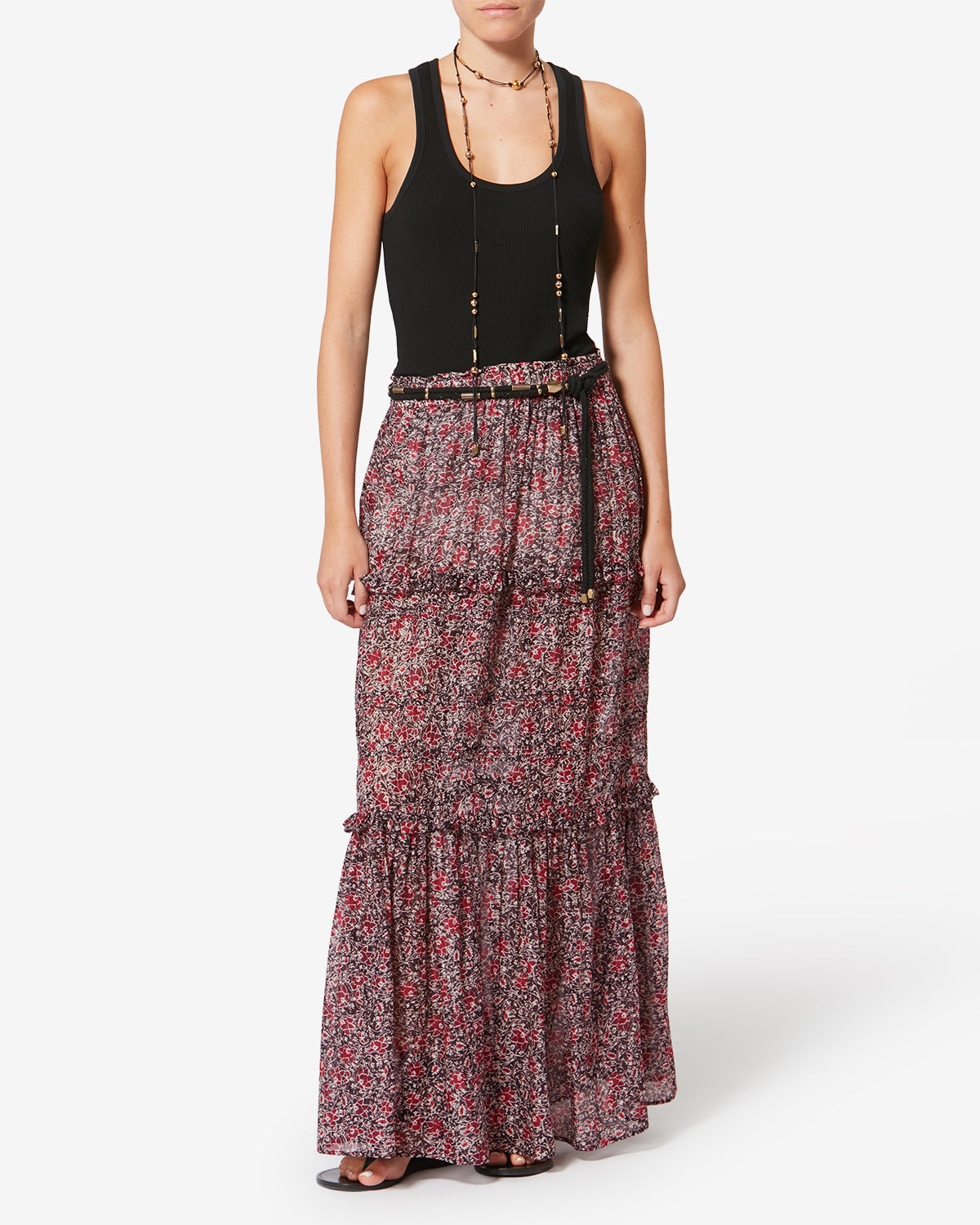 VOLOMIA SKIRT Woman crushed berry | ISABEL MARANT Official online