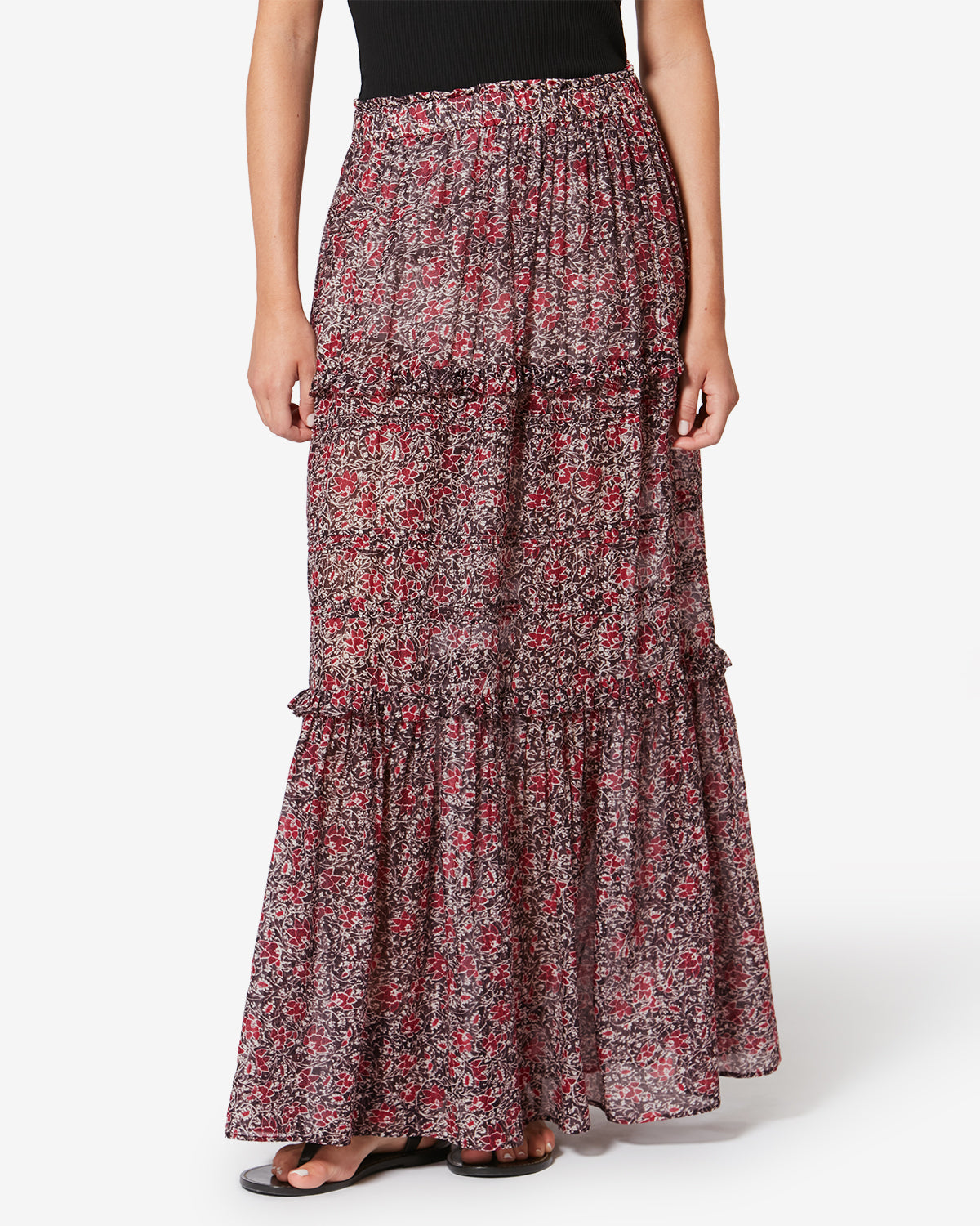 VOLOMIA SKIRT Woman crushed berry | ISABEL MARANT Official online