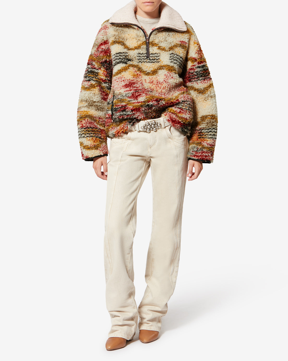 MARNER COAT Woman ecru-ochre | ISABEL MARANT Official online store