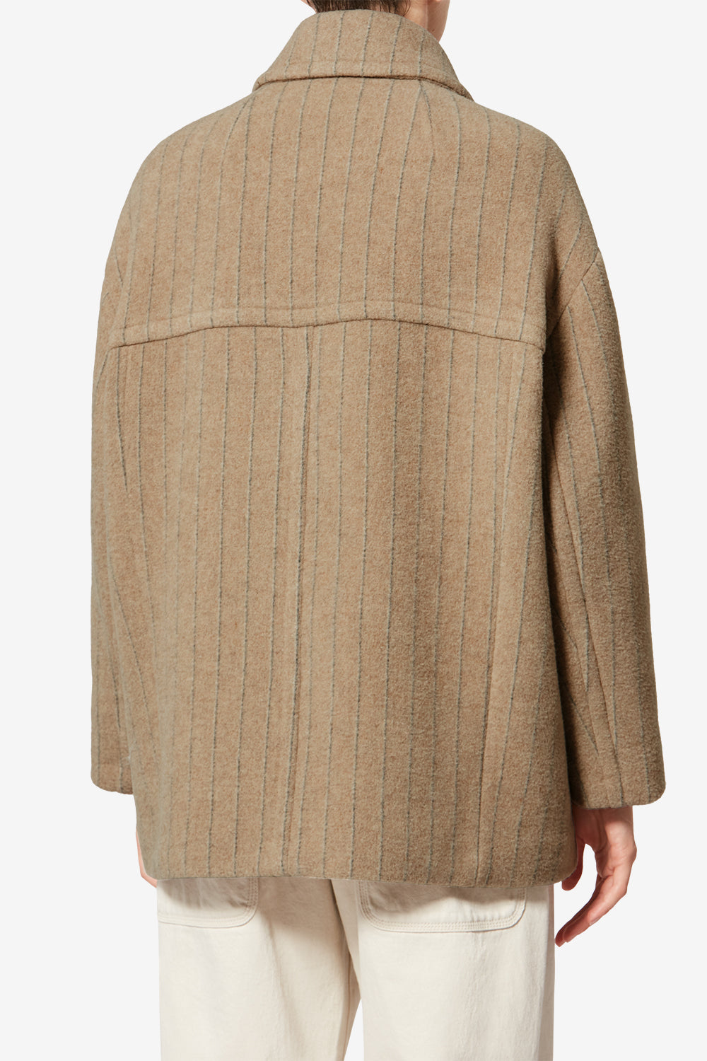 Cappotto fiby-ga in lana - Taupe - Woman - 5