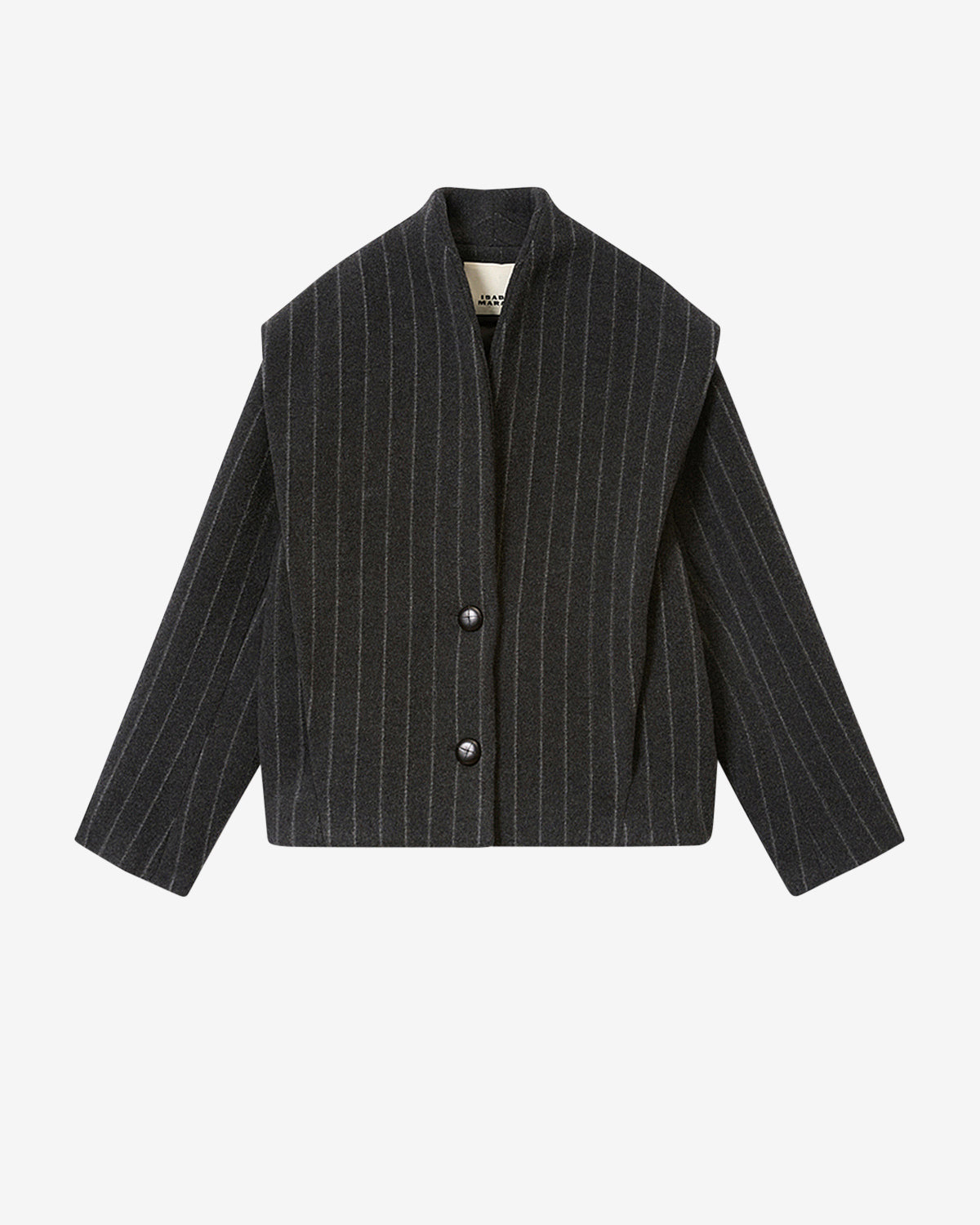 Dyogo-ga wool coat - Anthracite - Woman - 5