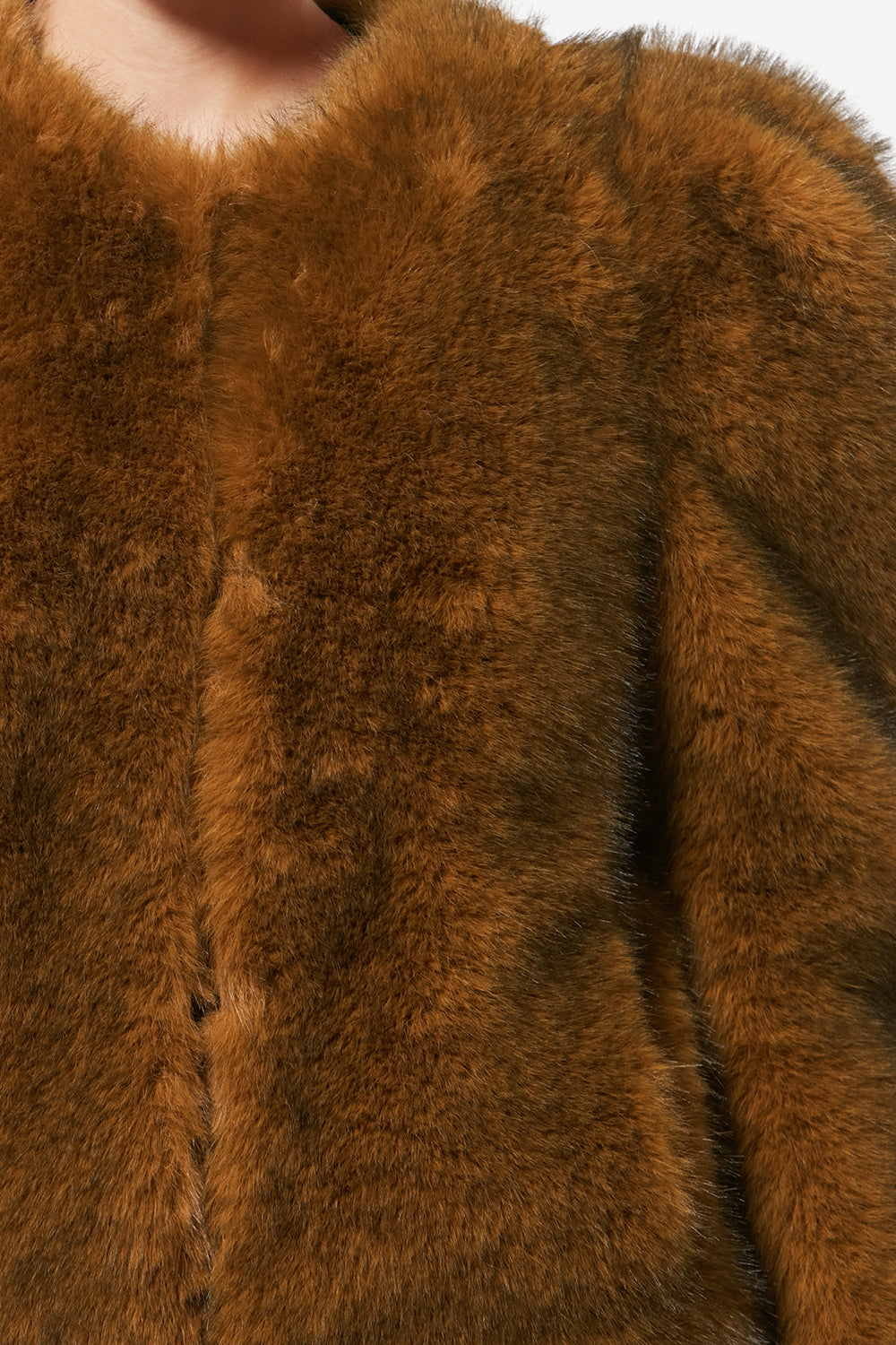 Teddy de piel sintética bahria - Ochre - Woman - 3