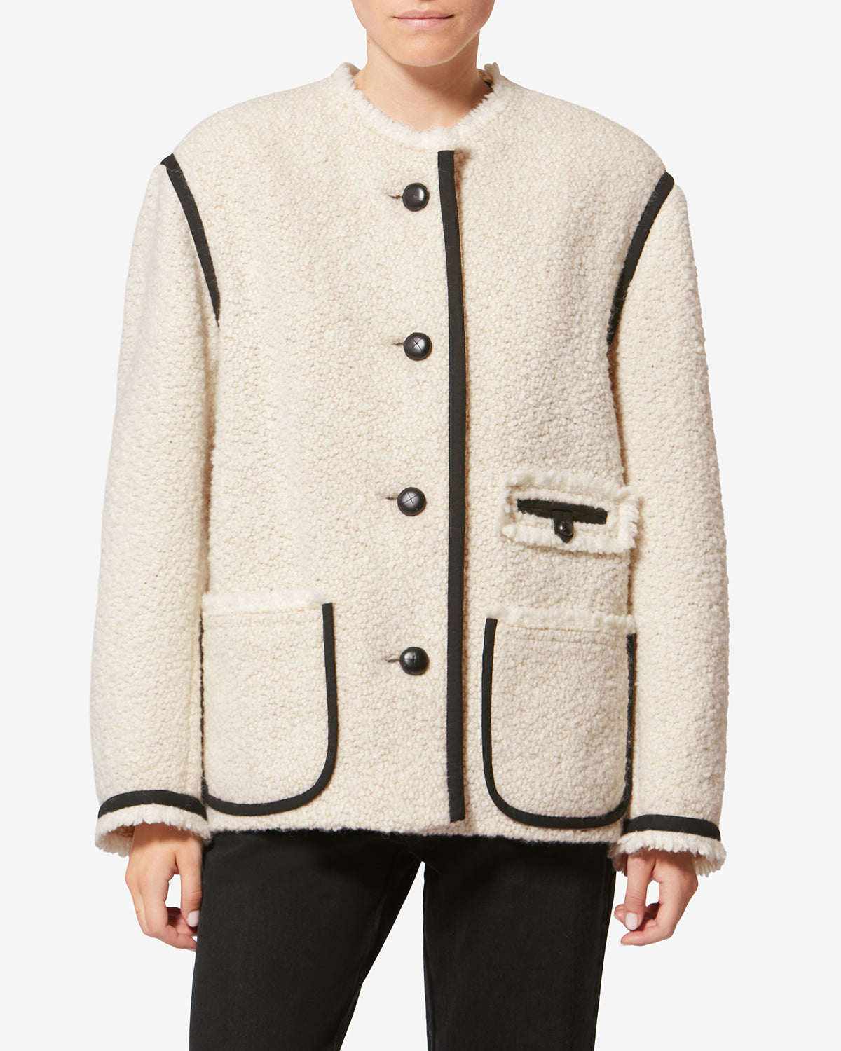 MAYLIN COAT Woman ecru | ISABEL MARANT Official online store