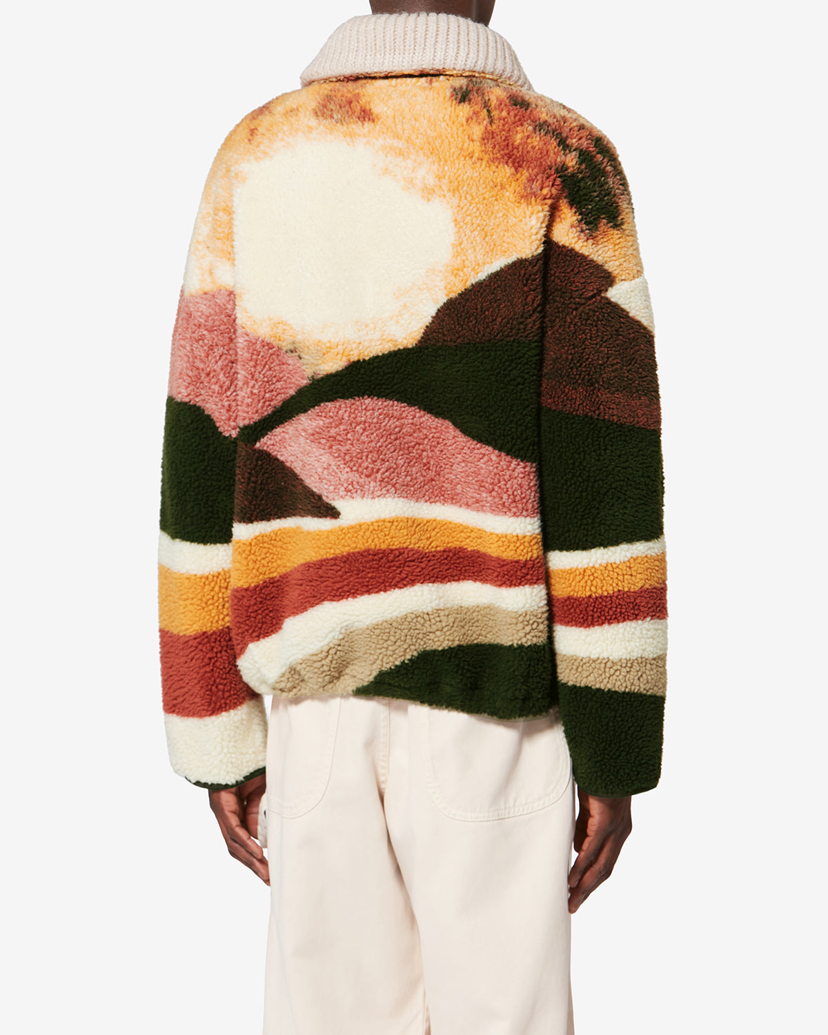 Marley desert print fleece jacket - Multicolor - Man - 4