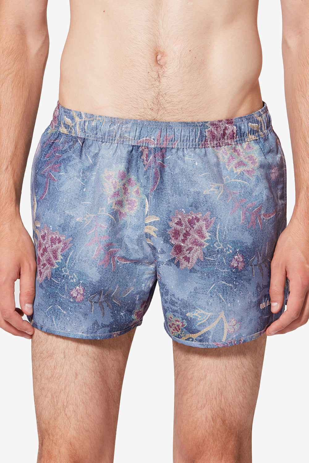 Short de bain vincente à imprimé tropical - Bleu - Man - 4