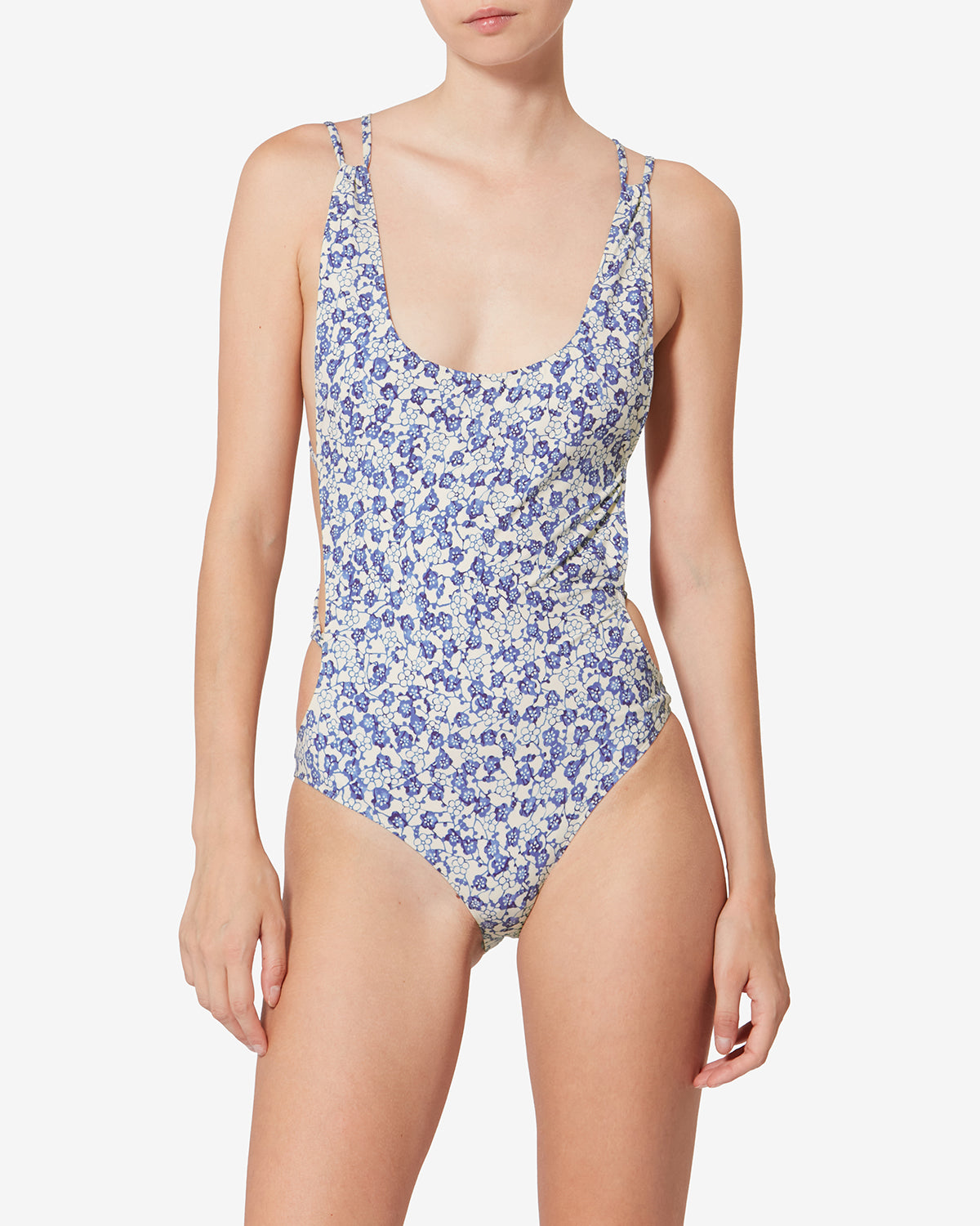 TENISIA SWIMSUIT Woman blue | ISABEL MARANT Official online store