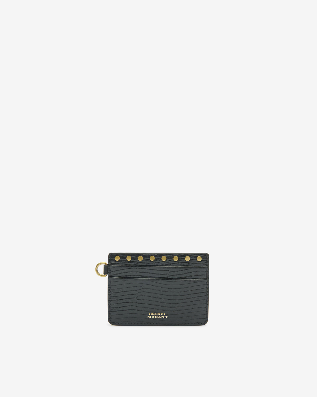 Calfskin leather card holder - Black - Woman - 1
