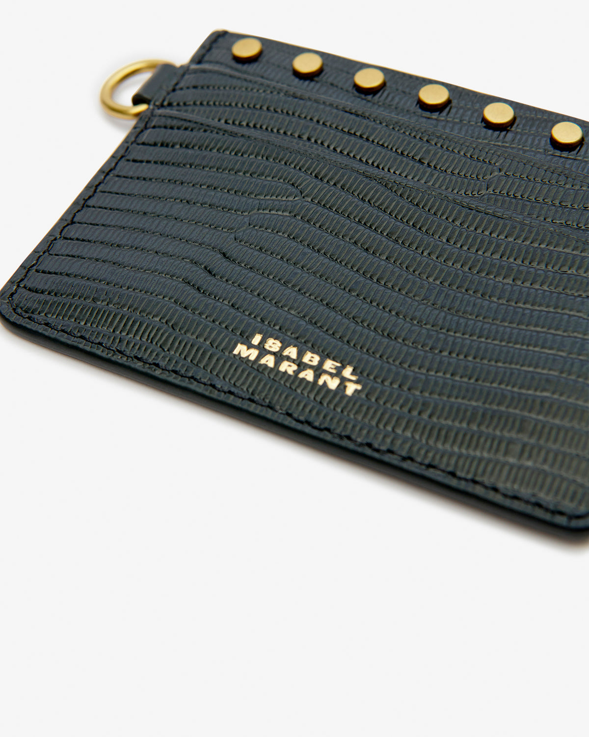 Calfskin leather card holder - Black - Woman - 4