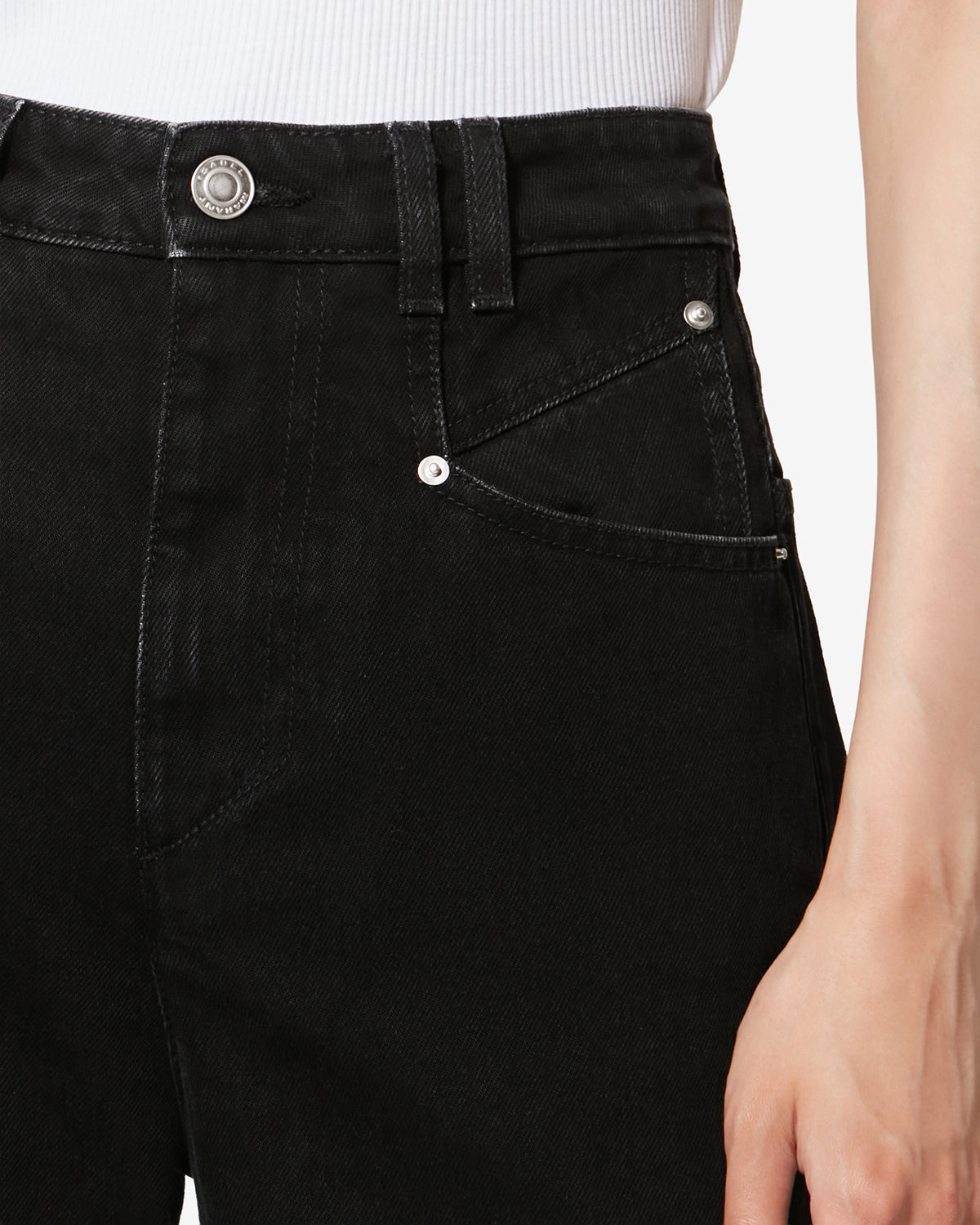 LEMONY PANTS Woman black | ISABEL MARANT Official online store