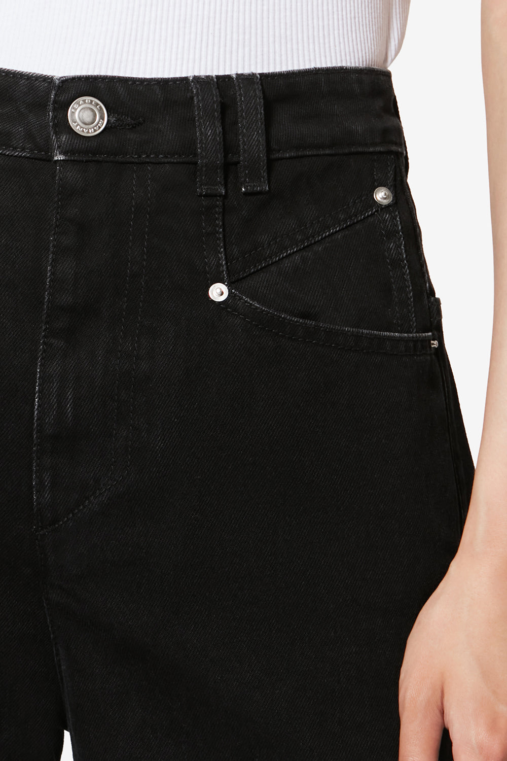 Lemony cotton pants - Black - Woman - 3