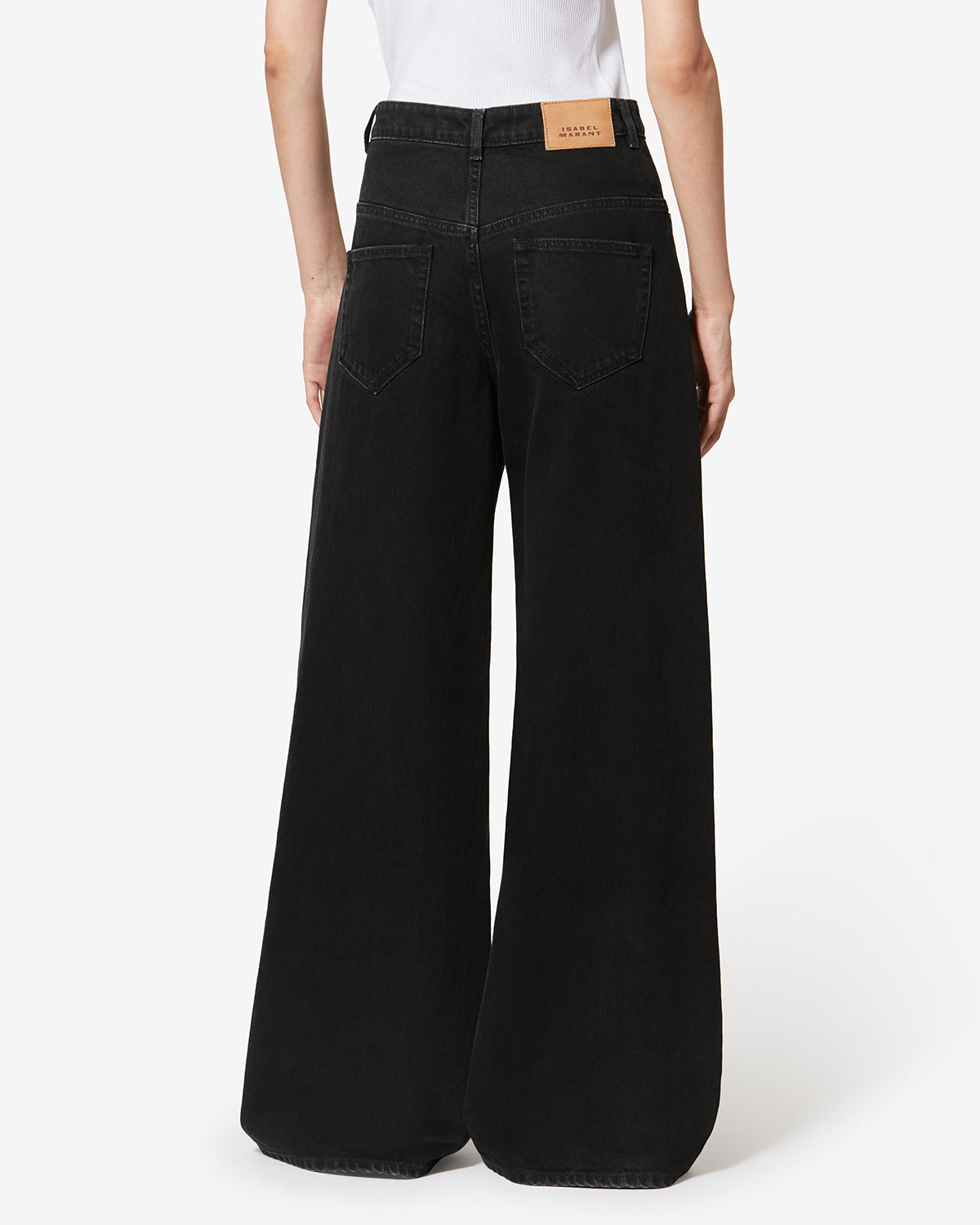 LEMONY PANTS Woman black | ISABEL MARANT Official online store