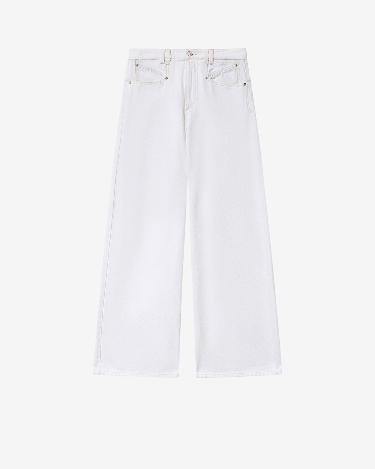 Pantaloni lemony in cotone - Bianco - Woman - 5
