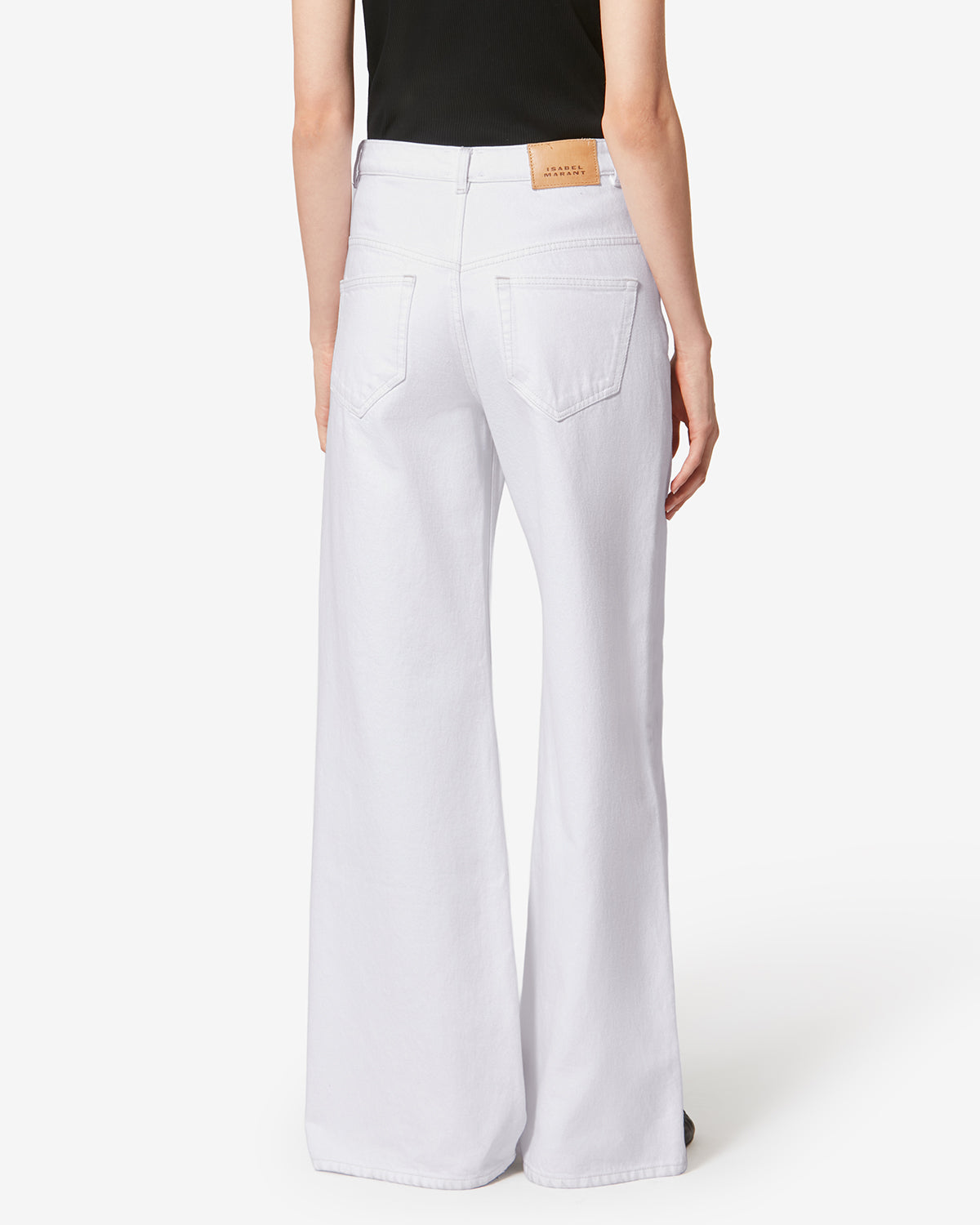 Pantaloni lemony in cotone - Bianco - Woman - 4