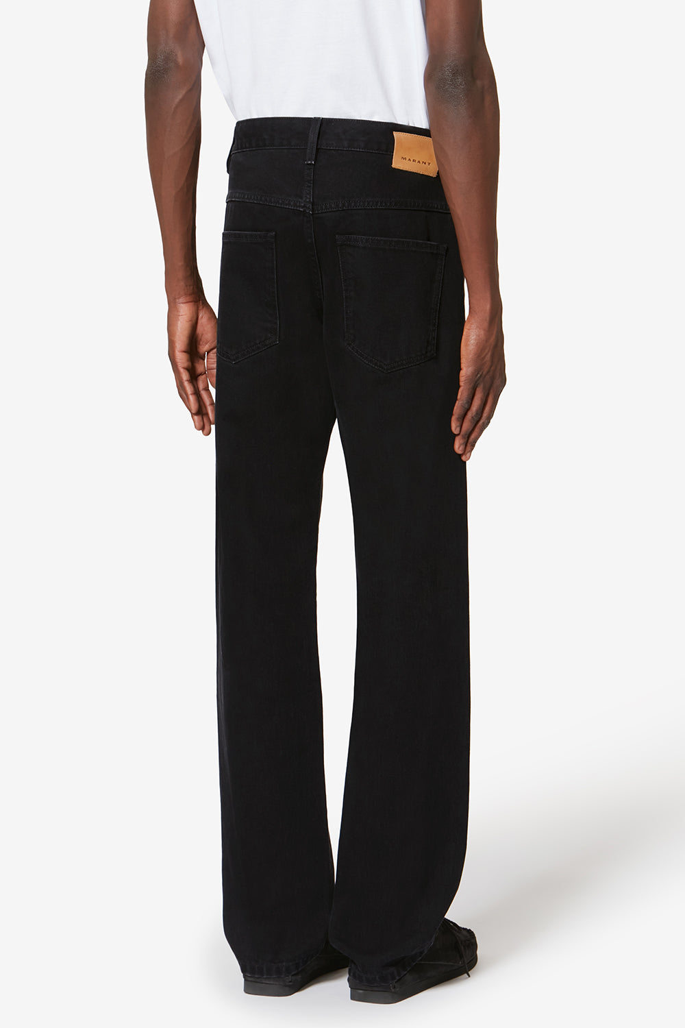 Jean 5 poches en denim lewys - Noir délavé - Man - 5