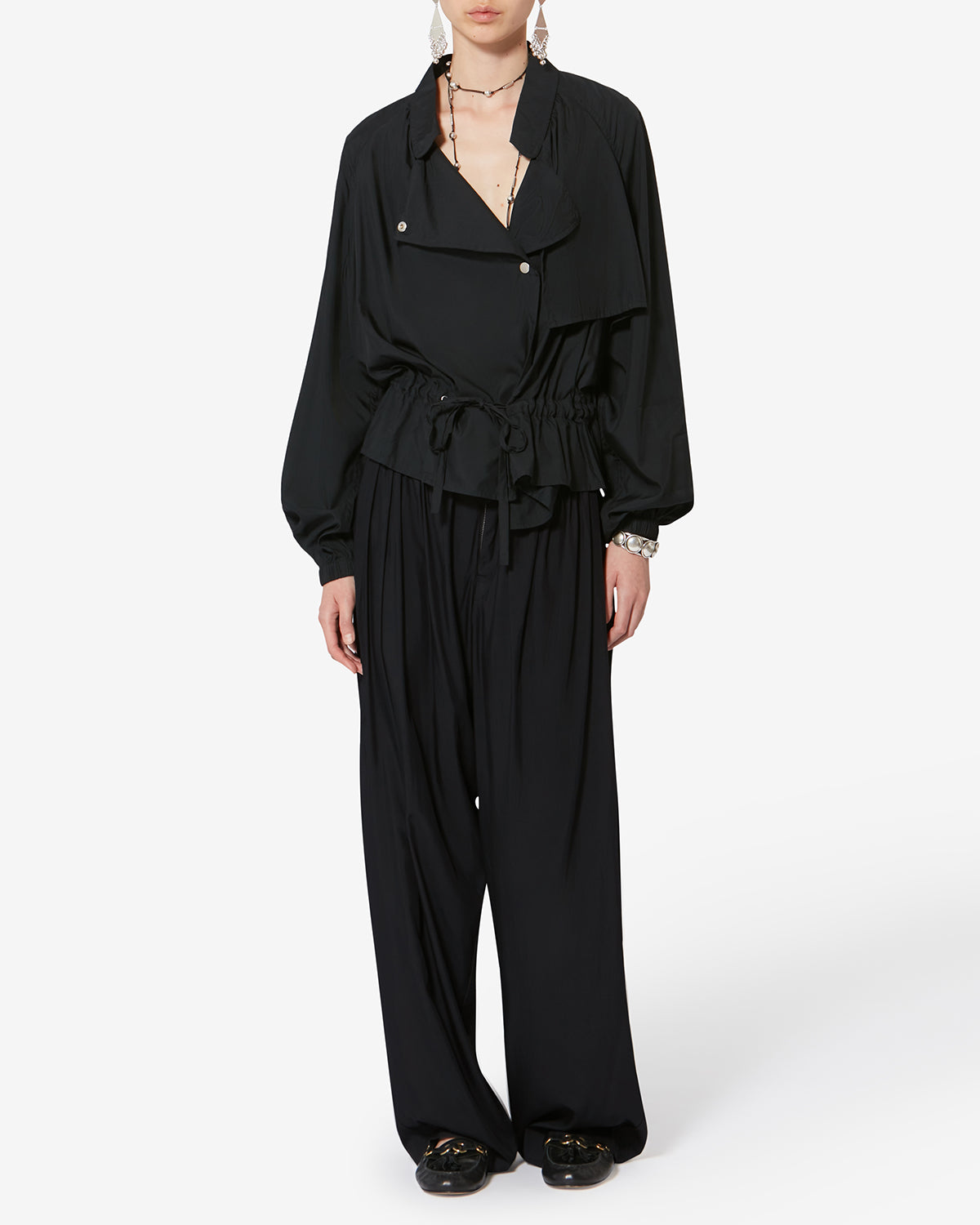 INAYA PANTS Woman black | ISABEL MARANT Official online store
