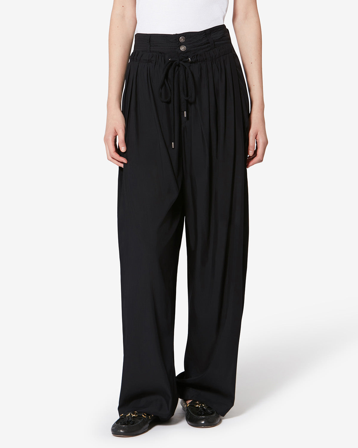 INAYA PANTS Woman black | ISABEL MARANT Official online store