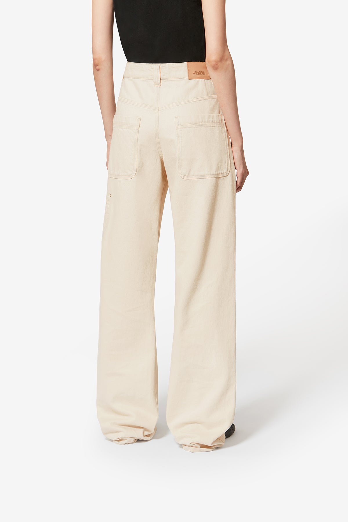 JEYDA PANTS Woman ecru | ISABEL MARANT Official online store