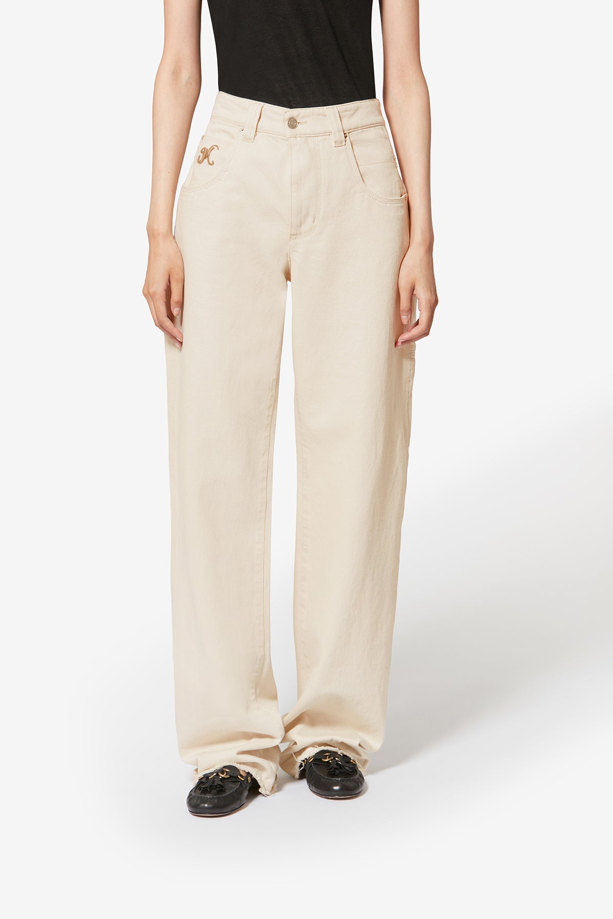 JEYDA PANTS Woman ecru | ISABEL MARANT Official online store