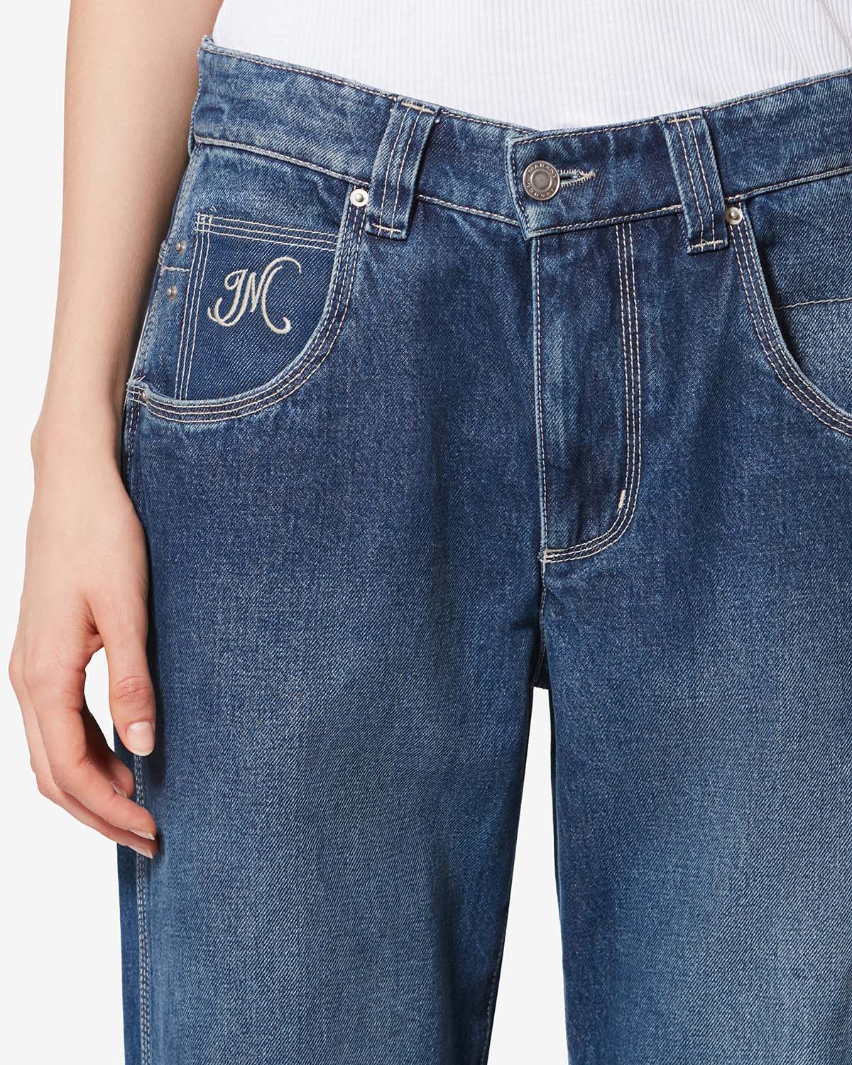 JEYDA PANTS Woman blue | ISABEL MARANT Official online store