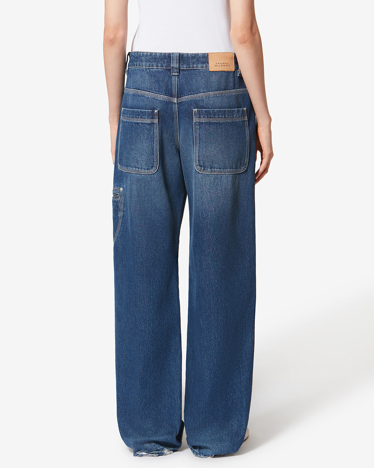 JEYDA PANTS Woman blue | ISABEL MARANT Official online store