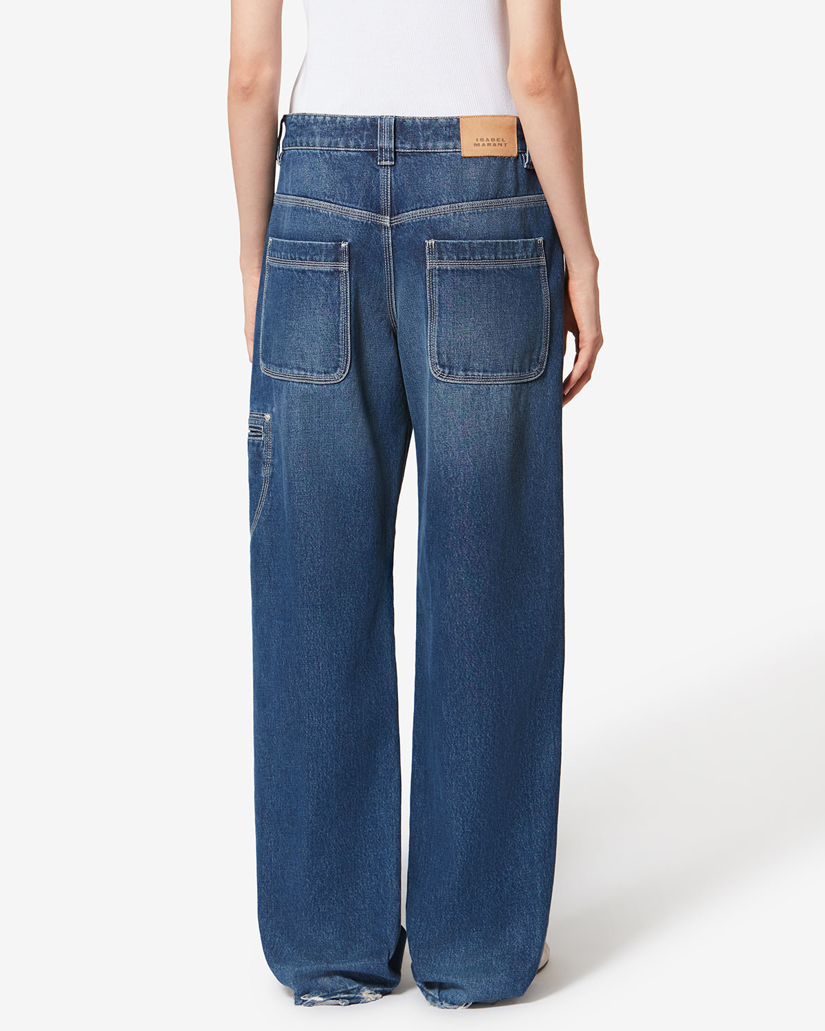 Denim-jeans mit steppnähten jeyda - Blau - Woman - 4