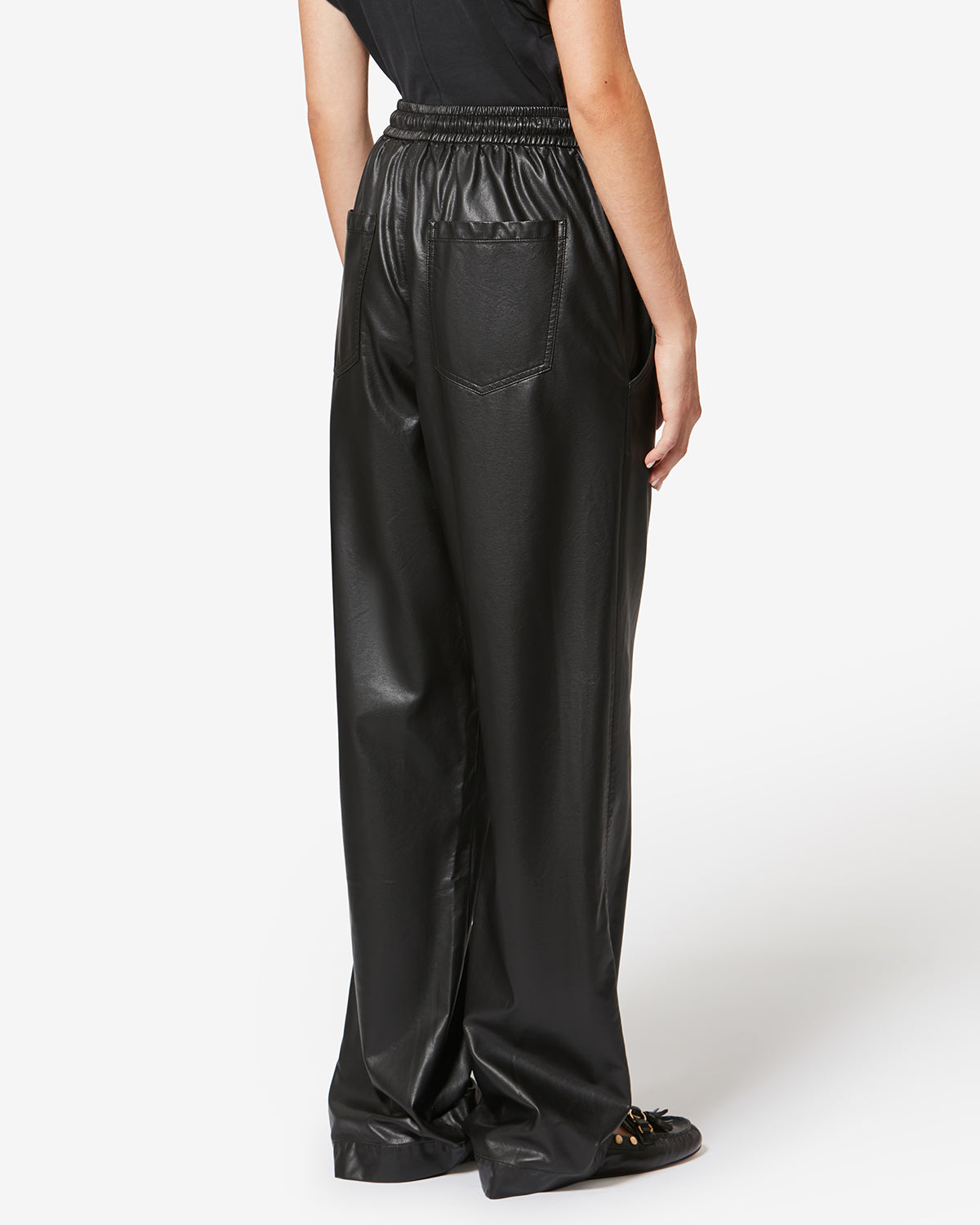 Nereane fine and supple faux leather pants  - Black - Woman - 4