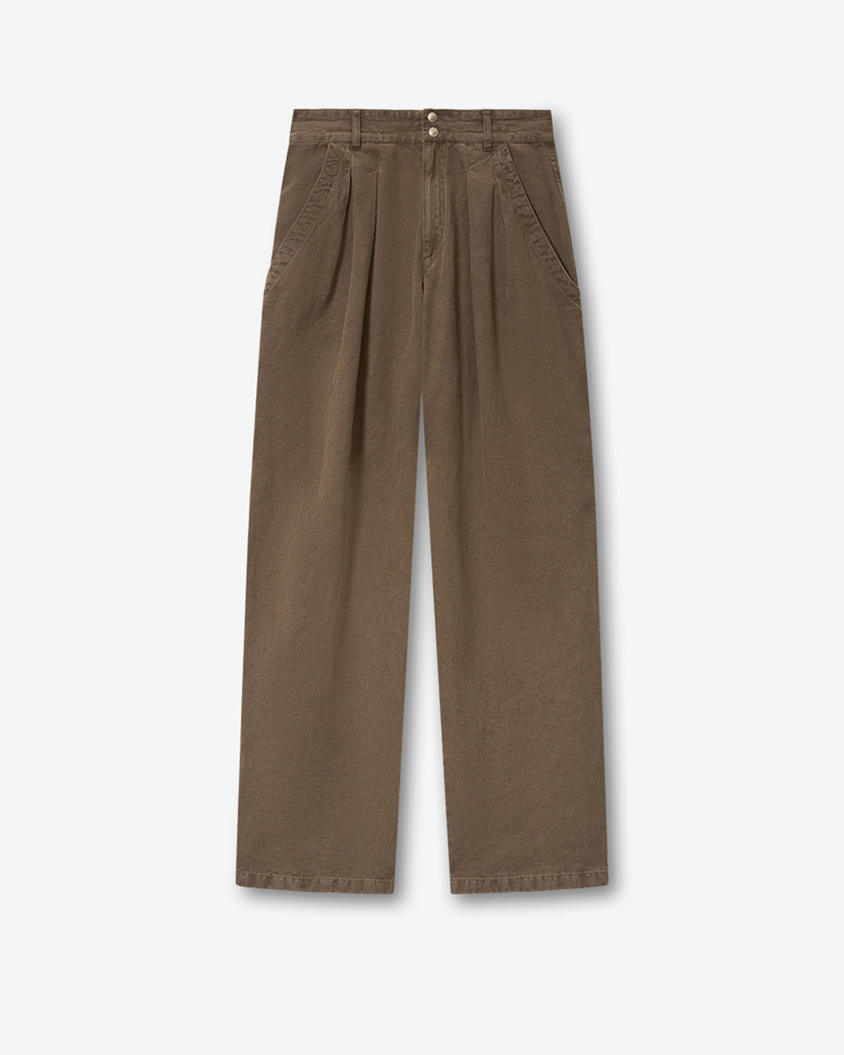 NADINE PANTS Woman dark bronze | ISABEL MARANT Official online store