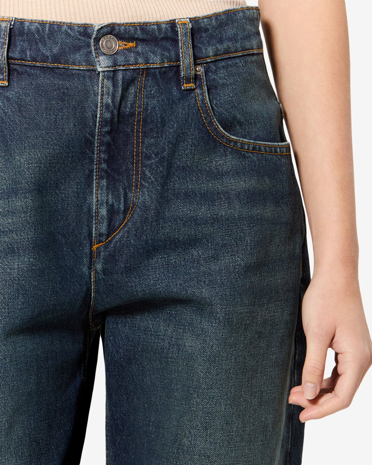 DROMIE PANTS Woman blue | ISABEL MARANT Official online store