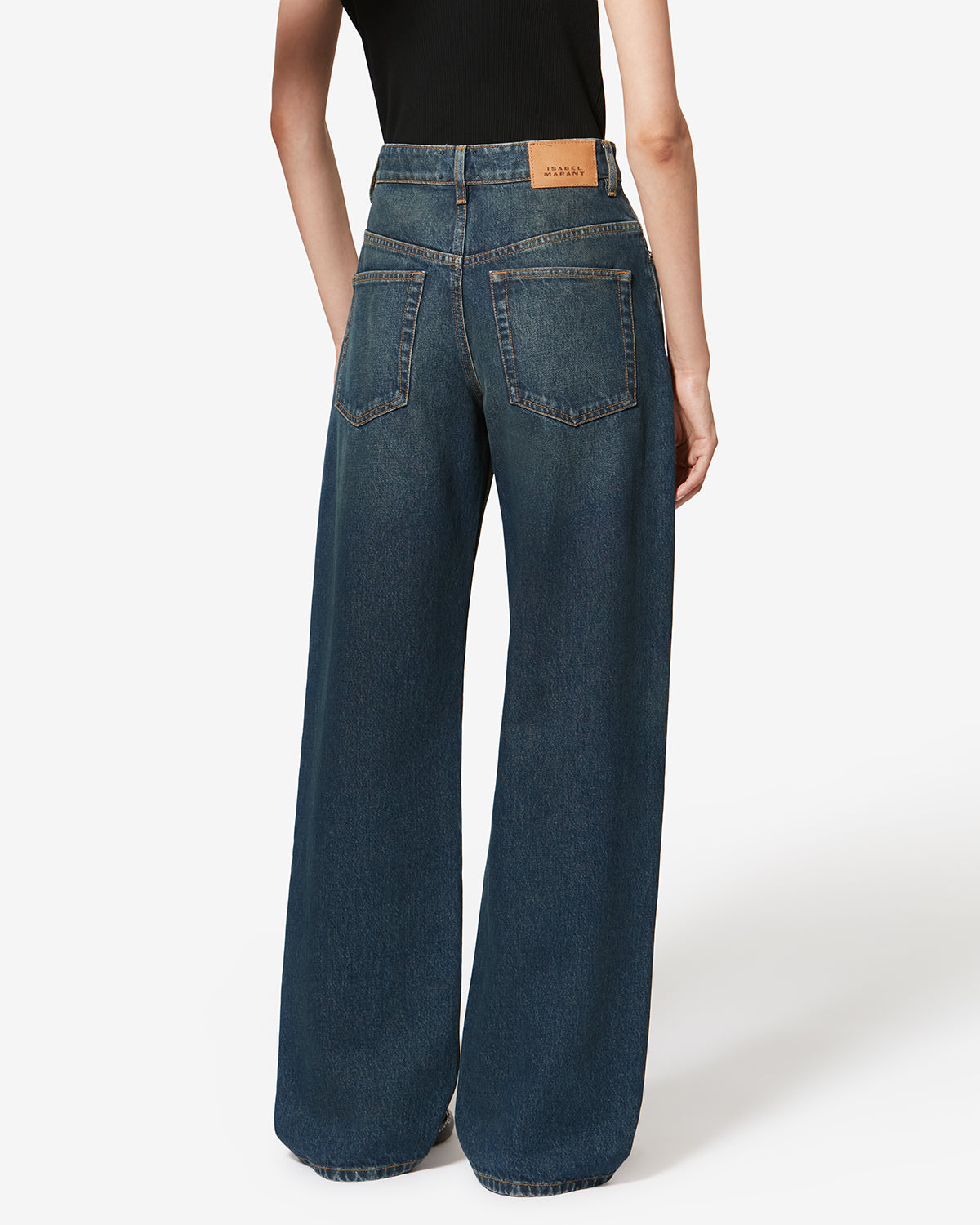 Dromie 코튼 팬츠 - 파란색 - Woman - 4