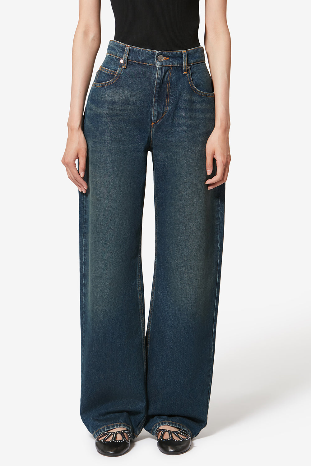 Dromie cotton pants - Blue - Woman - 4