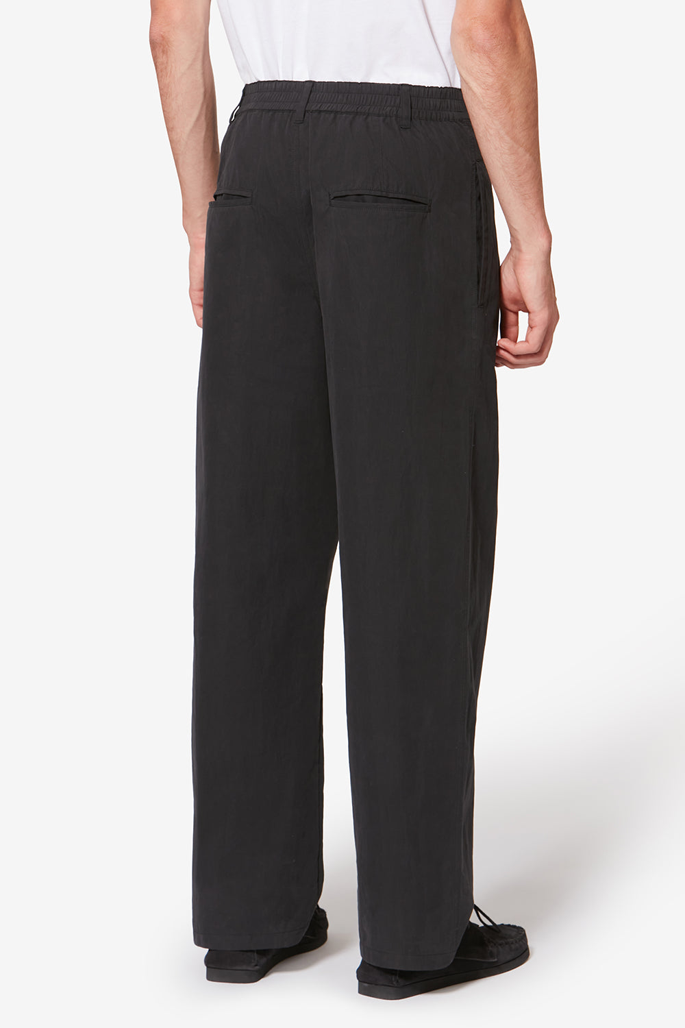 Lässige bundfaltenhose yostin aus baumwolle - Schwarz gewaschen - Man - 5