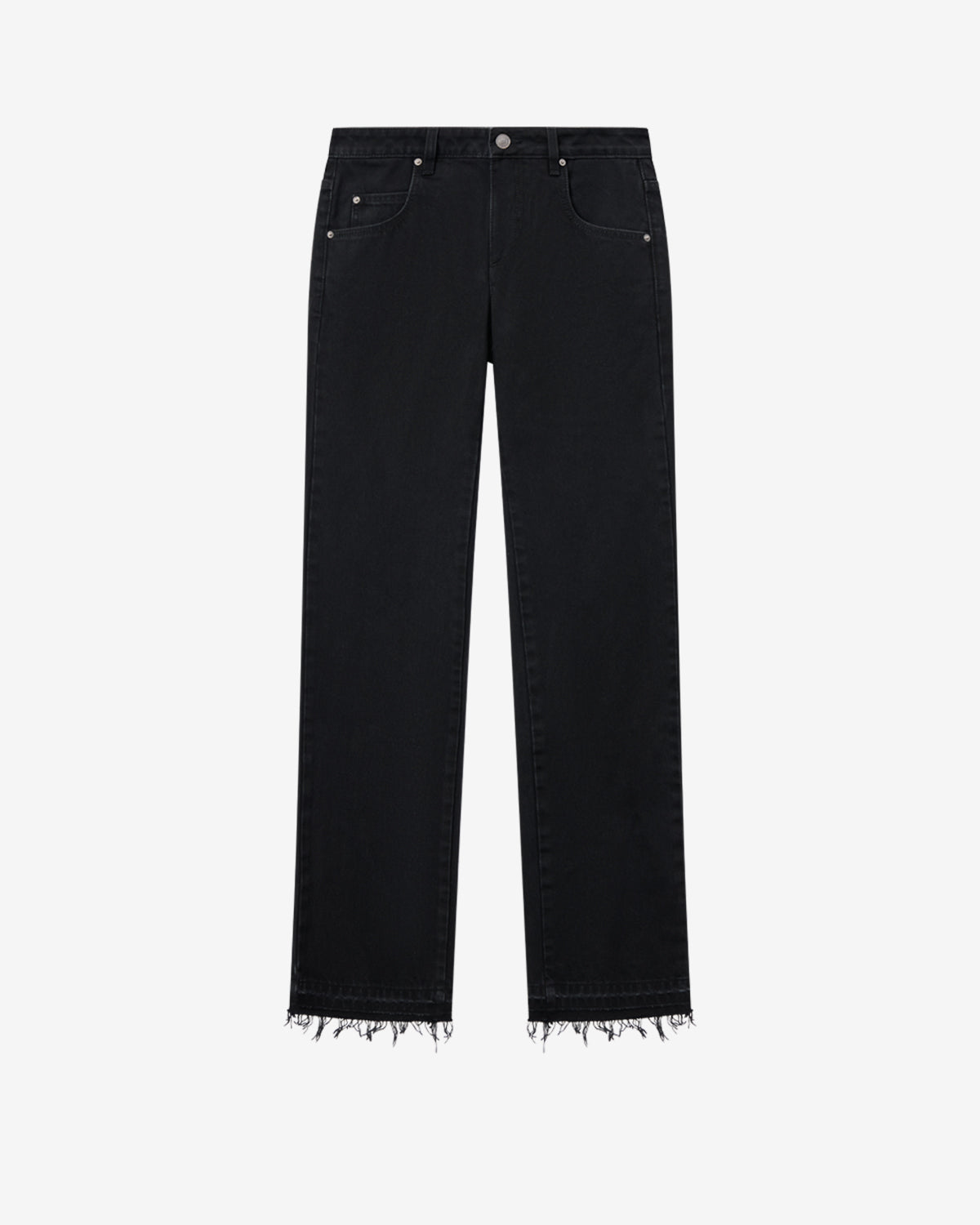 Pantalón denala de algodón - Negro lavado - Woman - 5
